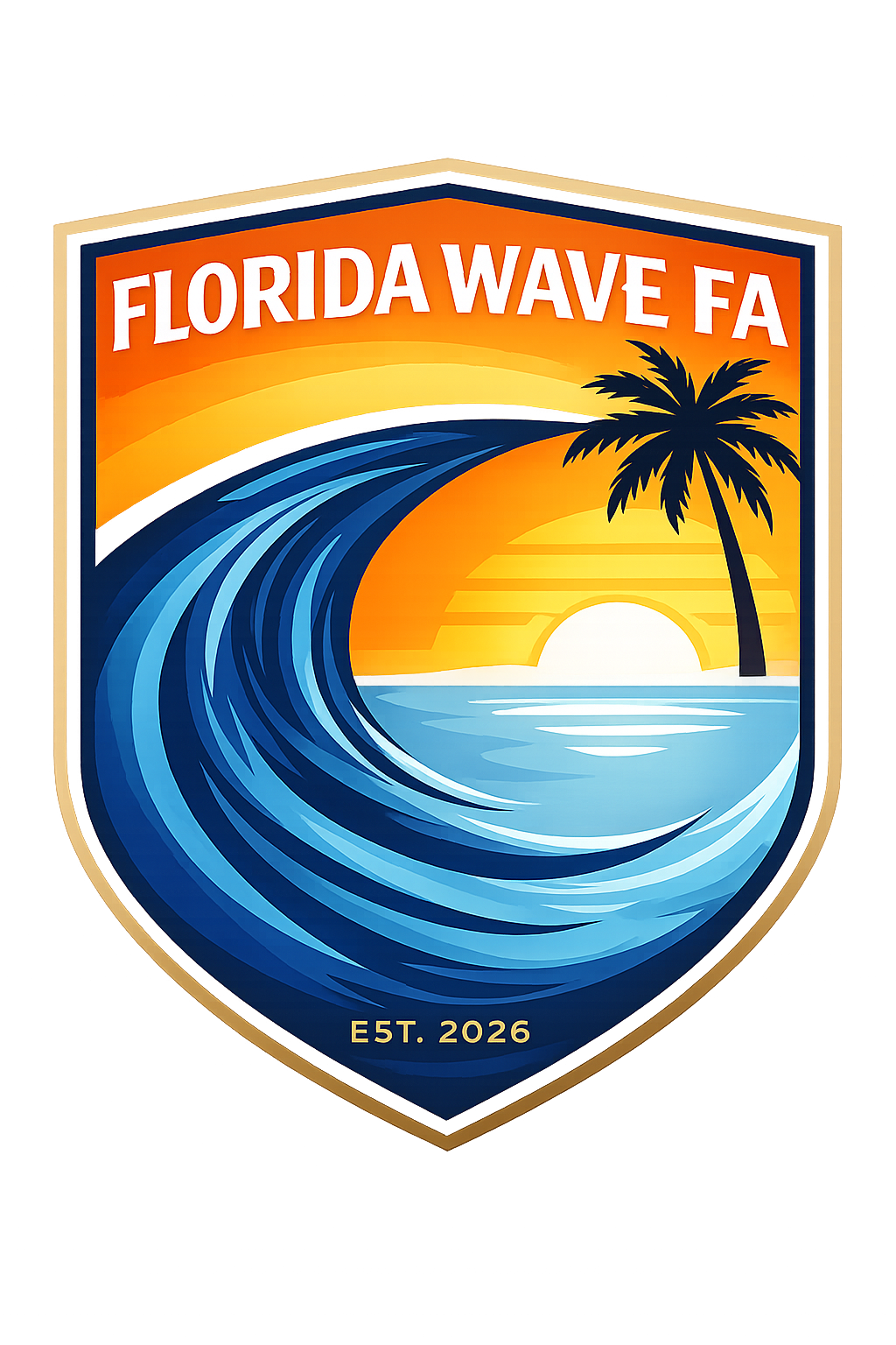 Florida Wave Football Academy club crest